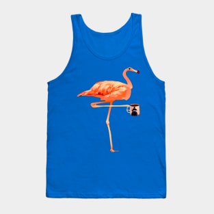 Let’s Flamingle over Coffee Tank Top